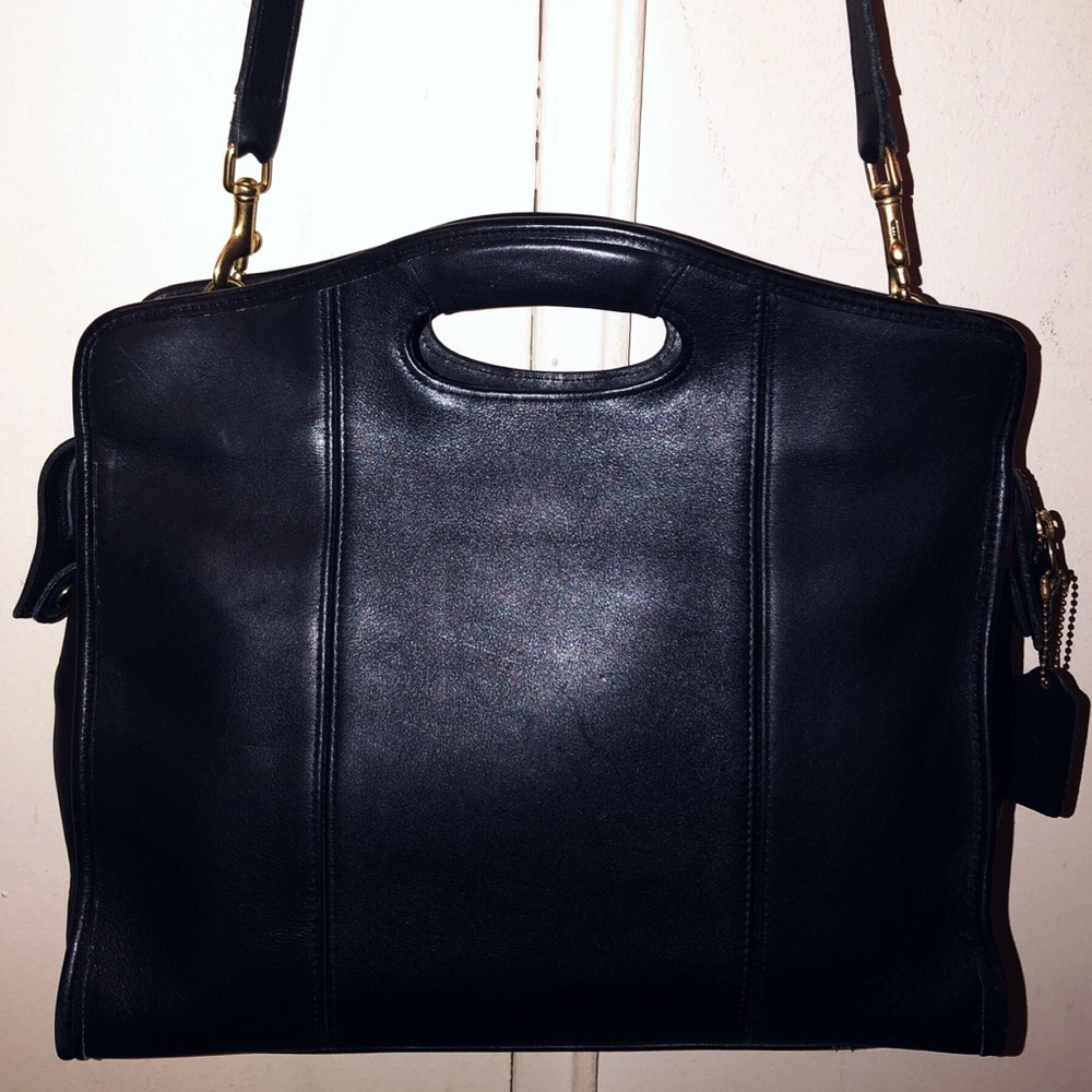 VTG Coach XL Business Tote Shopper Crossbody Bag